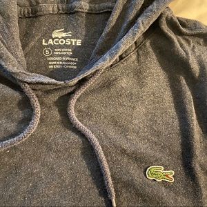 Lacoste Dark Blue Hoodie - Medium